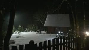 Piszczek w nocnej, zimowej odsłonie - fot. Adam Paluśkiewicz